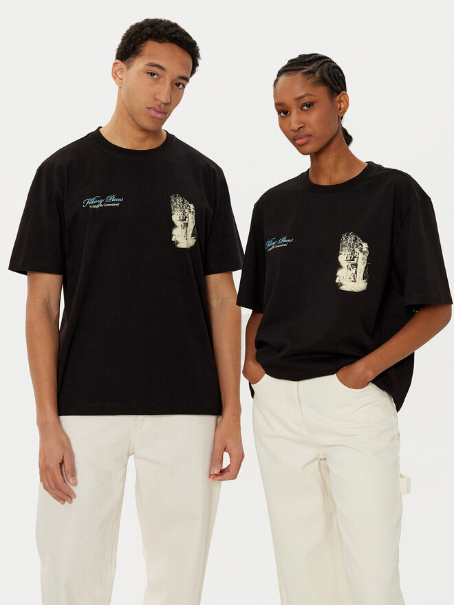 Filling Pieces Filling Pieces T-Shirt Unisex Gardener 7449985 Μαύρο Regular Fit