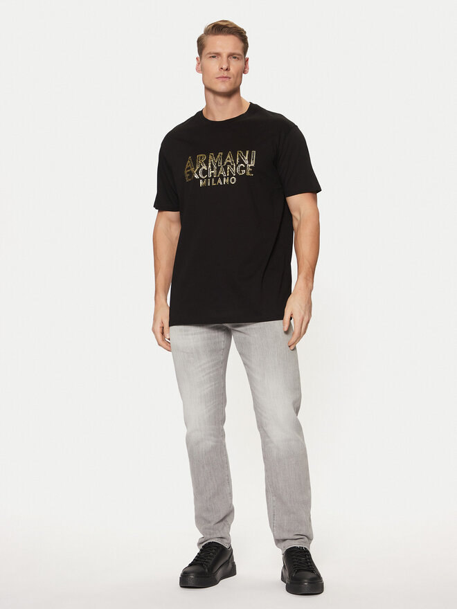 Armani Exchange Armani Exchange Футболка XM000326 AF10364 UC001 Чорний Regular Fit