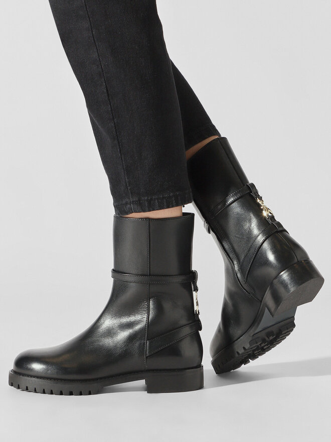 Patrizia Pepe Ботильйони Patrizia Pepe 8Y0050/L078-K103 Чорний