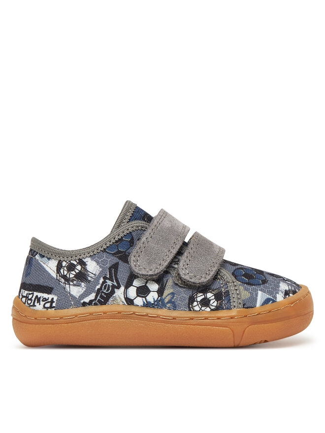 Froddo Papuče Froddo Barefoot Canvas G1700379-27 M Sivá
