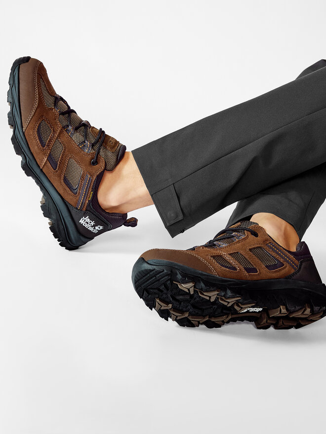 Jack Wolfskin Trekkingi Jack Wolfskin Vojo 3 Texapore Low M 4042441 Brązowy