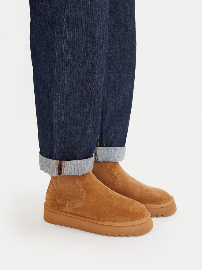 Stivali Da Neve Donna Tamaris WL Boot 1-26419-45 - Slip-on Con Inserti Elastici, Comfort, Nero