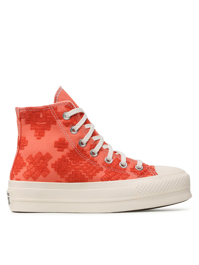 Bambas Converse Ctas Lift Hi A02233C Rojo zapatos.es