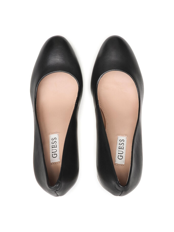 Guess Polobotky Guess Dearly FL5DRY LEA08 Černá