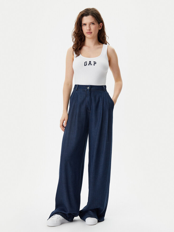 Gap Gap Marškinėliai 585421-01 Balta Slim Fit