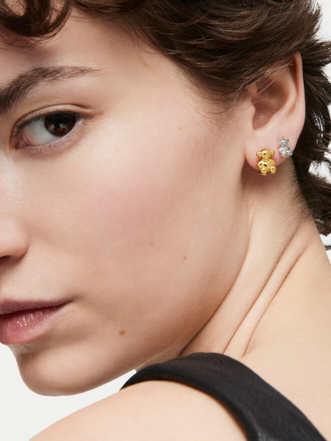 TOUS Сережки TOUS Bold Bear 1004195400 Золотий