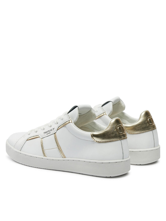 TWINSET Снікерcи TWINSET 241TCT090 Білий
