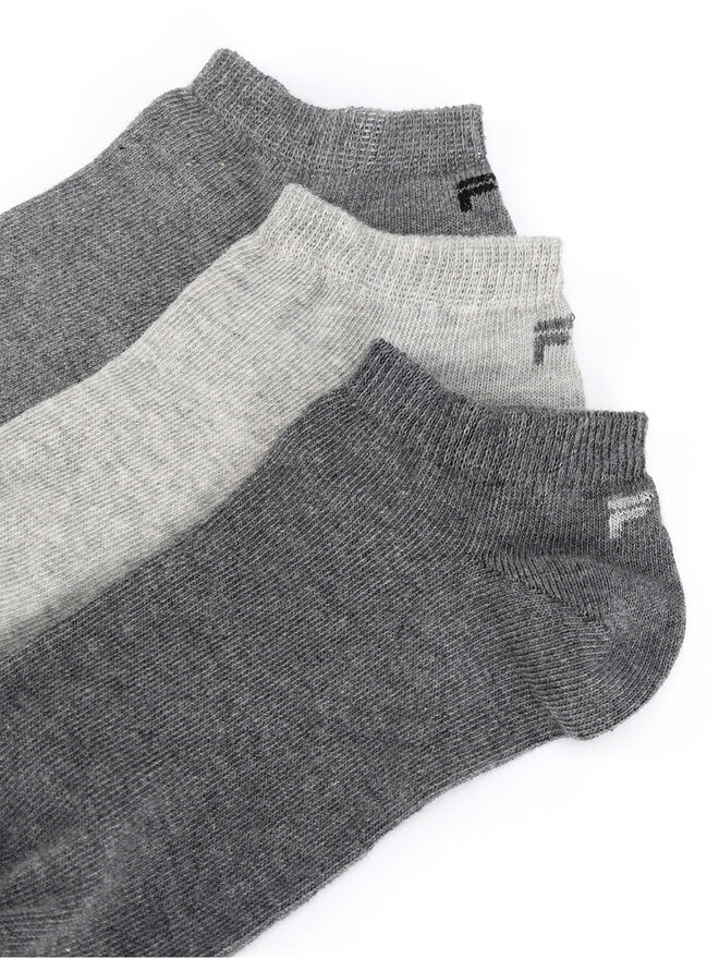 Fila Низькі чоловічі шкарпетки Fila F9100-AW24 (3-pack) Сірий