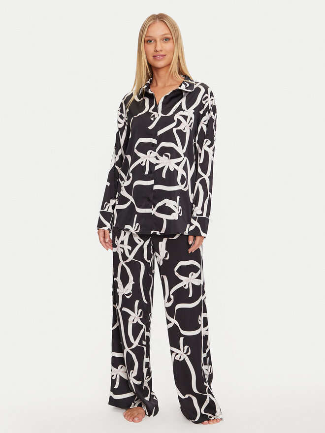 Guess Guess Pyjama O4BX16 WEFC2 Schwarz Relaxed Fit