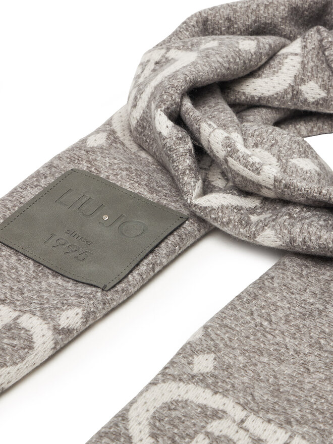 Liu Jo Szalik Liu Jo Stola Maxi Oval 2022F5038 T0300 Szary