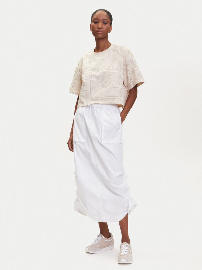 Karl Kani Karl Kani Camiseta PD00005456 Beis Relaxed Fit