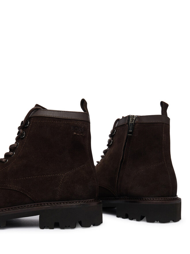 BOSS Botines planos BOSS Calev 50552568 Marrón