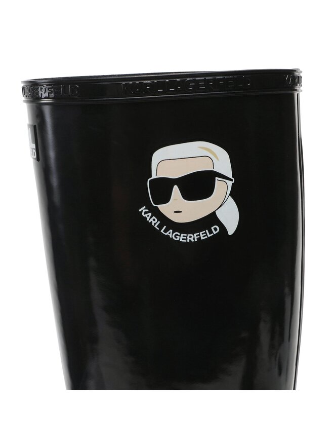 KARL LAGERFELD Gumene čizme KARL LAGERFELD KL47090N Crna