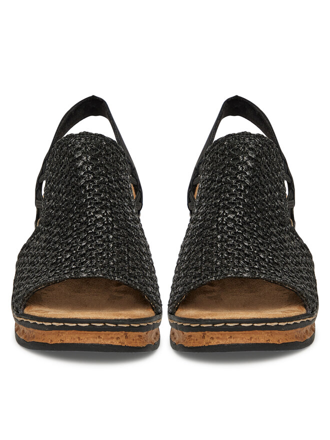 Rieker Sandale Rieker 62941-00 Negru
