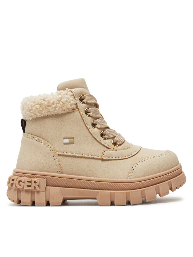 Tommy Hilfiger Bakancs Tommy Hilfiger Lace-Up Bootie T1A5-33597-1628 M Bézs