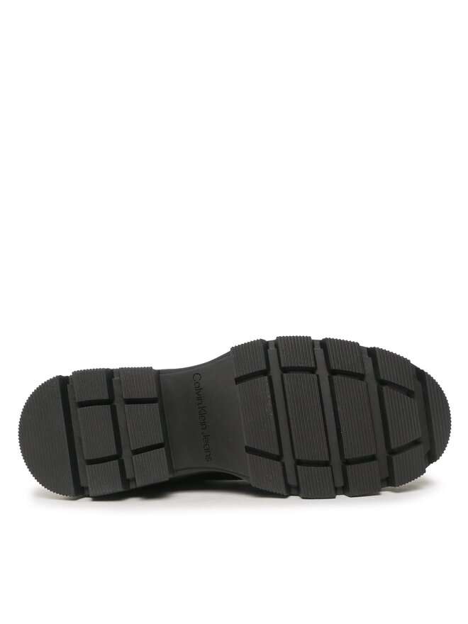 Calvin Klein Jeans Botine Calvin Klein Jeans Chunky Combat Laceup Boot Co YW0YW01239 Negru