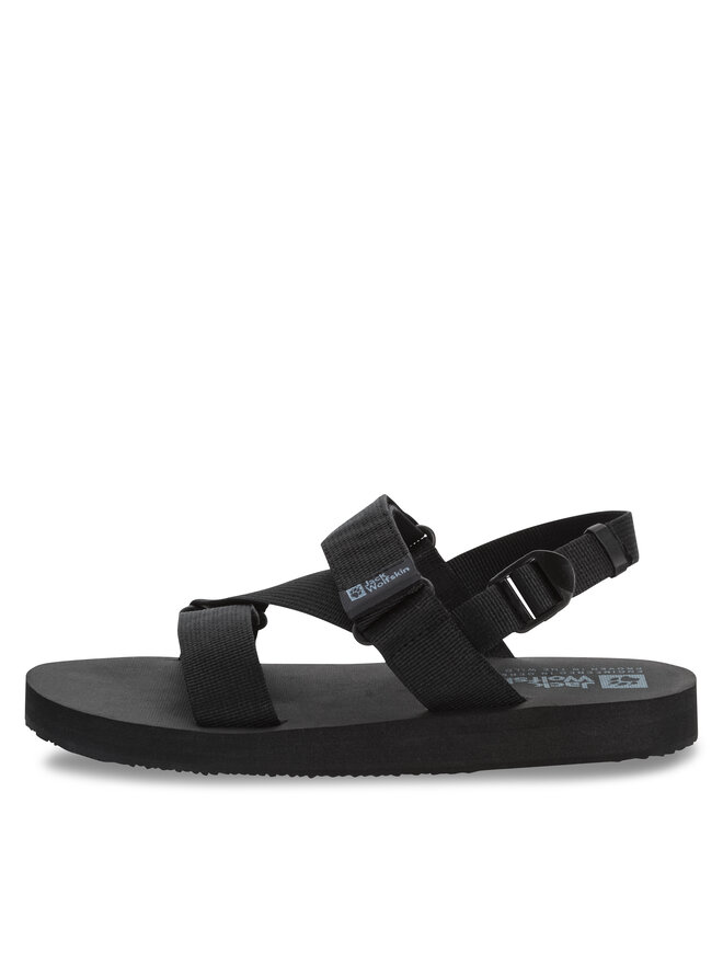 Jack Wolfskin Σανδάλια Jack Wolfskin Urban Entdeckung Belt Sandal 4056711 Μαύρο