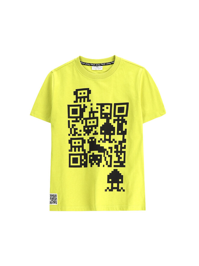 Coccodrillo Coccodrillo Camiseta WC5143202GBJ Amarillo Regular Fit