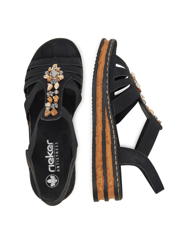 Rieker Sandalen Rieker 62949-00 Schwarz