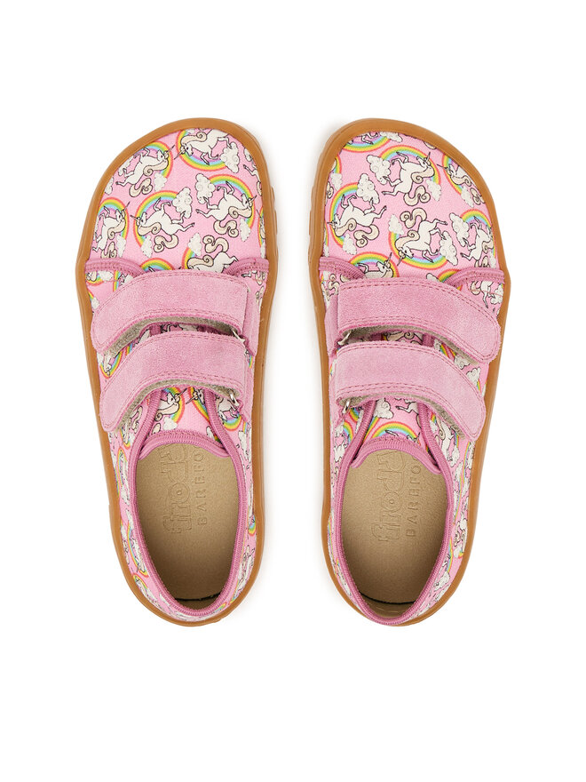 Froddo Hausschuhe Froddo Barefoot Canvas G1700440-12 D Rosa