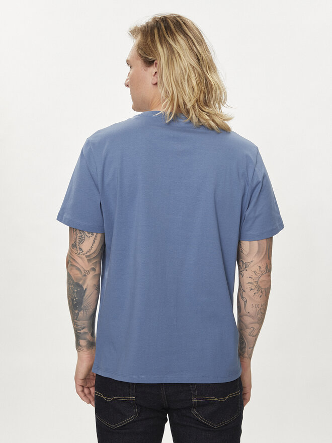 Pepe Jeans Pepe Jeans Majica Clag PM509384 Modra Regular Fit