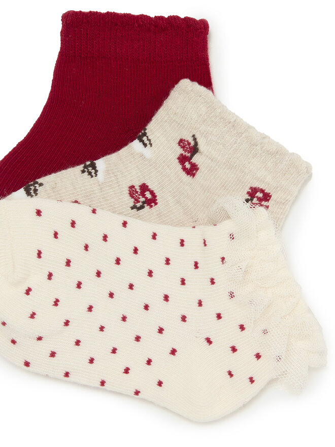 Mayoral 3 pares de calcetines altos para niño Mayoral 10760 De color