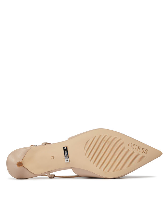 Guess Σανδάλια Guess Jesson FLPJES LEA05 Μπεζ