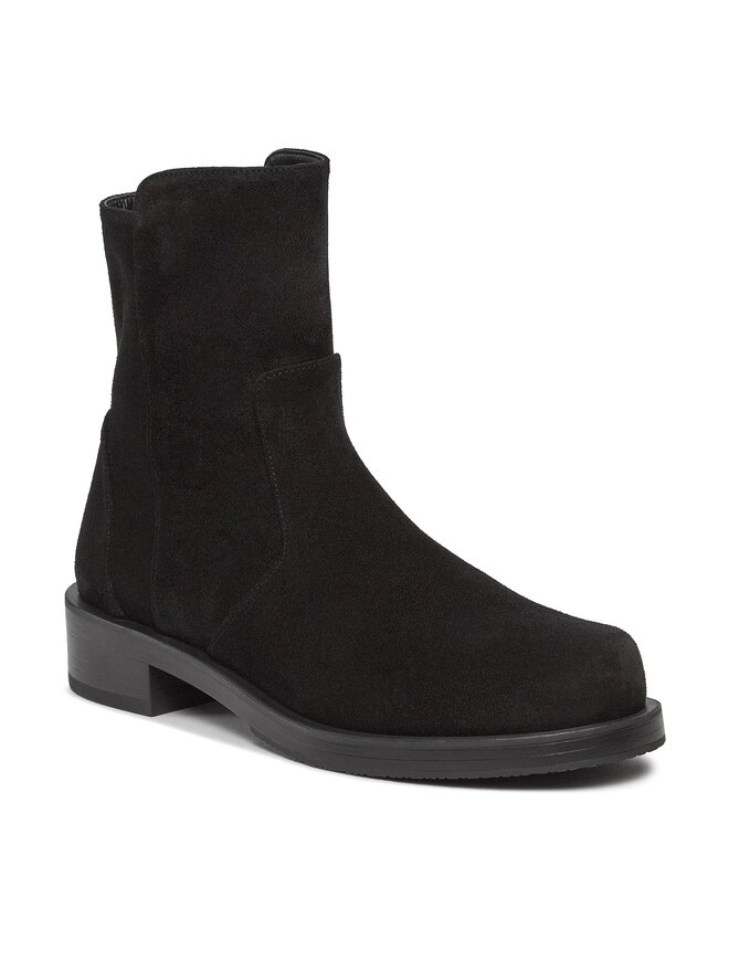 Stuart Weitzman Ботильйони Stuart Weitzman 5050 Bold Zip Btie SG094 Чорний