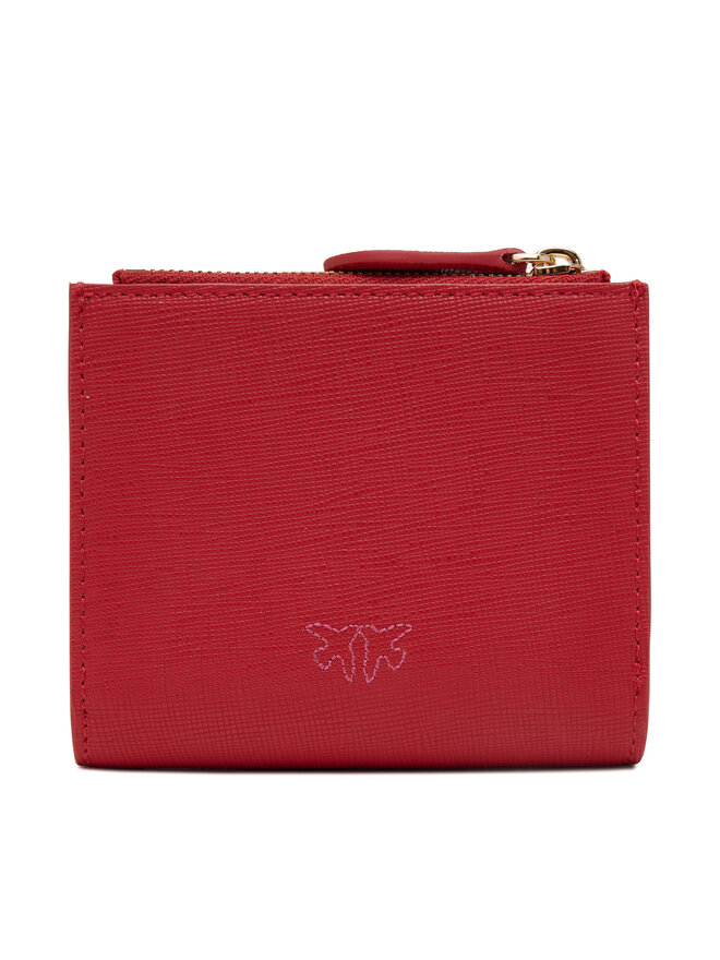 PINKO Mały Portfel Damski PINKO Multi Purpose Wallet PE 25 PCPL 103610 A29P Czerwony