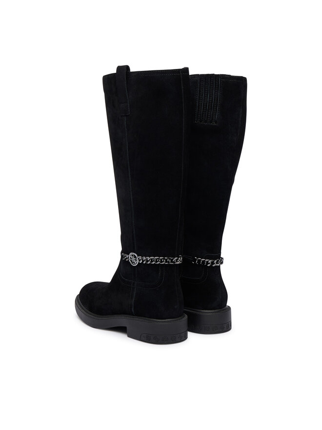 Guess Zimski škornji Guess FLFYN2 LEA11 Črna