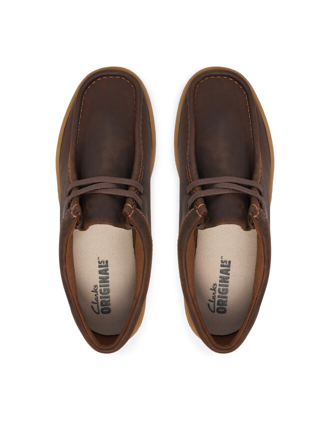 Clarks Туфлі Clarks Boxbee Walla 26328023 Коричневий