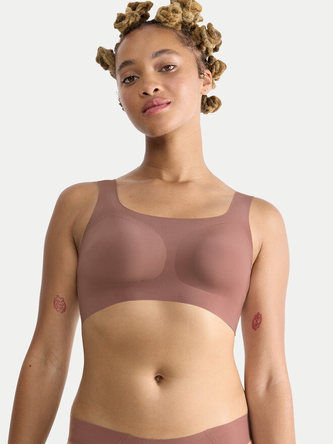 Sloggi Sloggi Top nedrček Zero Feel 10217786 Rjava