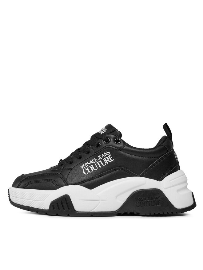 Versace Jeans Couture Sneakersy Versace Jeans Couture 75VA3SF4 Čierna