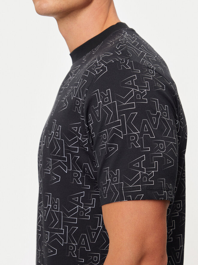 KARL LAGERFELD KARL LAGERFELD Camiseta 755039 544224 Negro Regular Fit