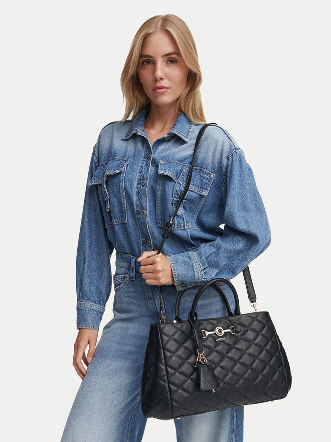 Guess Handtasche Guess Frances HWQG22 41060 Schwarz