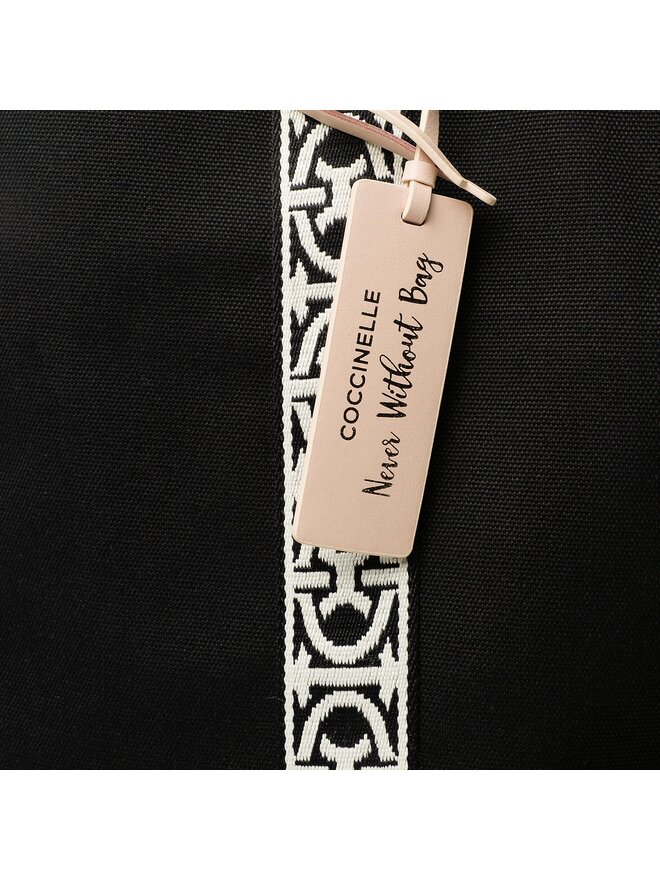 Coccinelle Kabelka Coccinelle NHL Never Without Bag Ribbon E1 NHL 18 01 01 Černá
