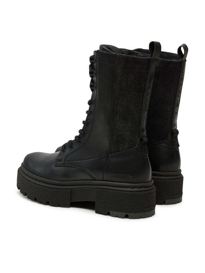 G-Star Raw Μποτάκια G-Star Raw Kafey Pfm Boot High W D26647 Μαύρο