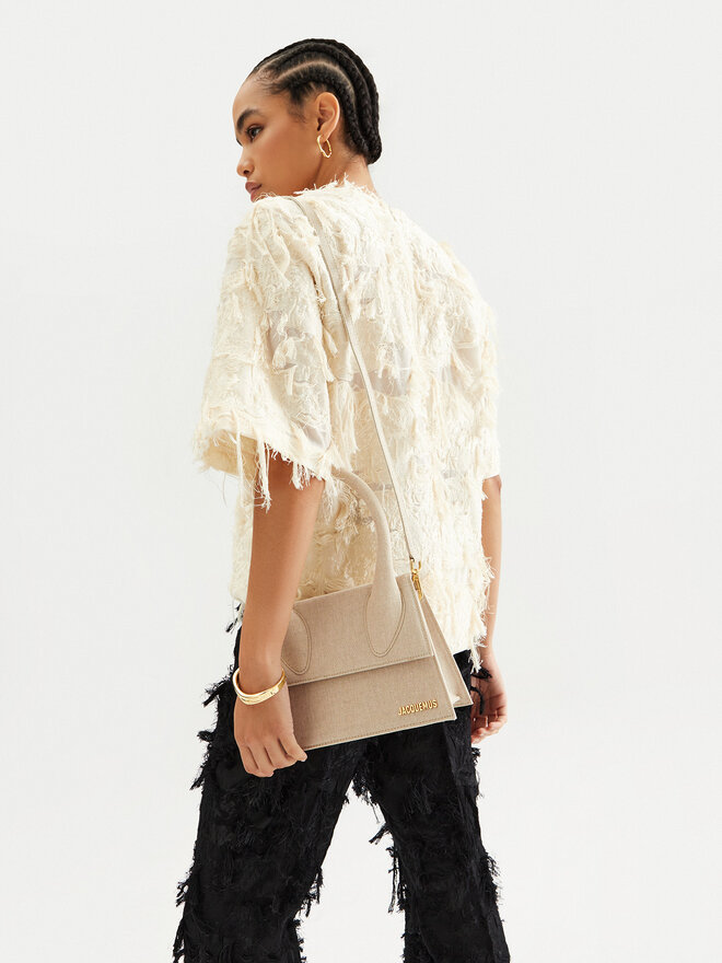 JACQUEMUS Geantă JACQUEMUS Le Grand Chiquioto 213BA003 Bej