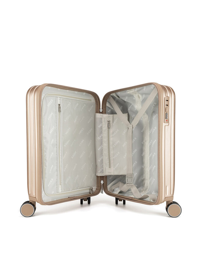 MEXX Самолетен куфар за ръчен багаж MEXX MEXX-S-035-07 BEIGE Бежов