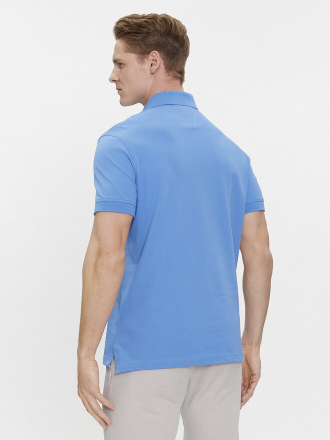 Tommy Hilfiger Tommy Hilfiger Поло 1985 MW0MW17771 Голубий Slim Fit