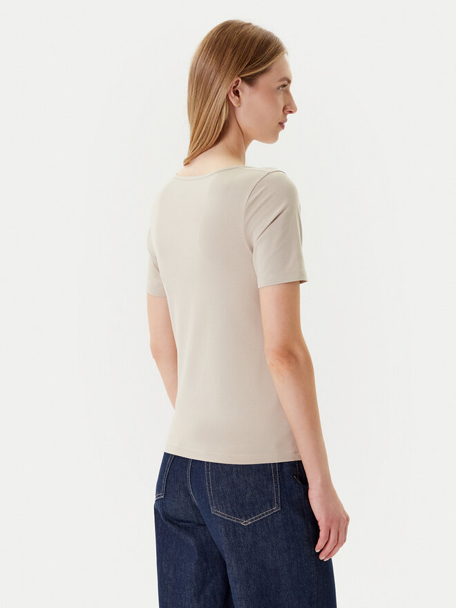 United Colors Of Benetton United Colors Of Benetton Póló 3FJHD401P Bézs Slim Fit