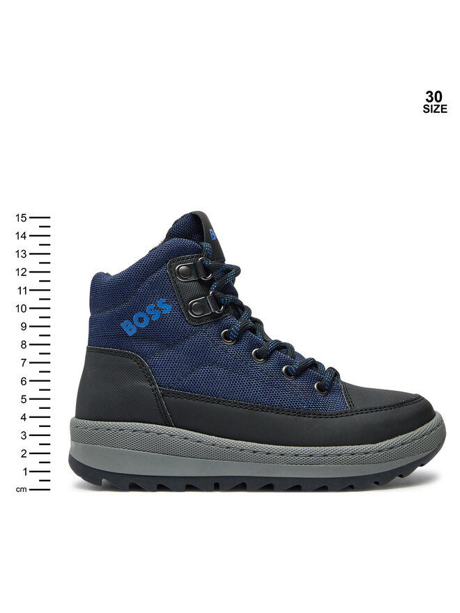 BOSS Botines planos Boss J51318 Azul