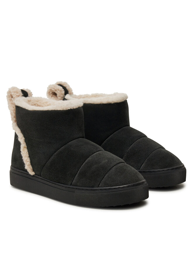 Inuikii Sniega zābaki Inuikii Shearling 75202-010 Melns