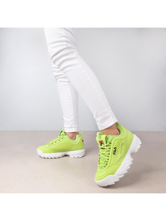 Fila disruptor sharp green on sale