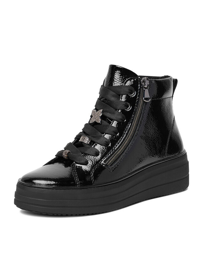 Remonte Schnürschuhe Remonte D1C72-00 Schwarz