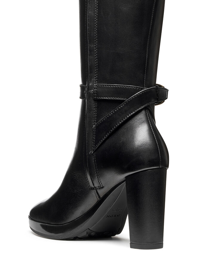 Geox Stiefel Geox D Walk Pleasure 85 D56TFB 00043 C9999 Schwarz