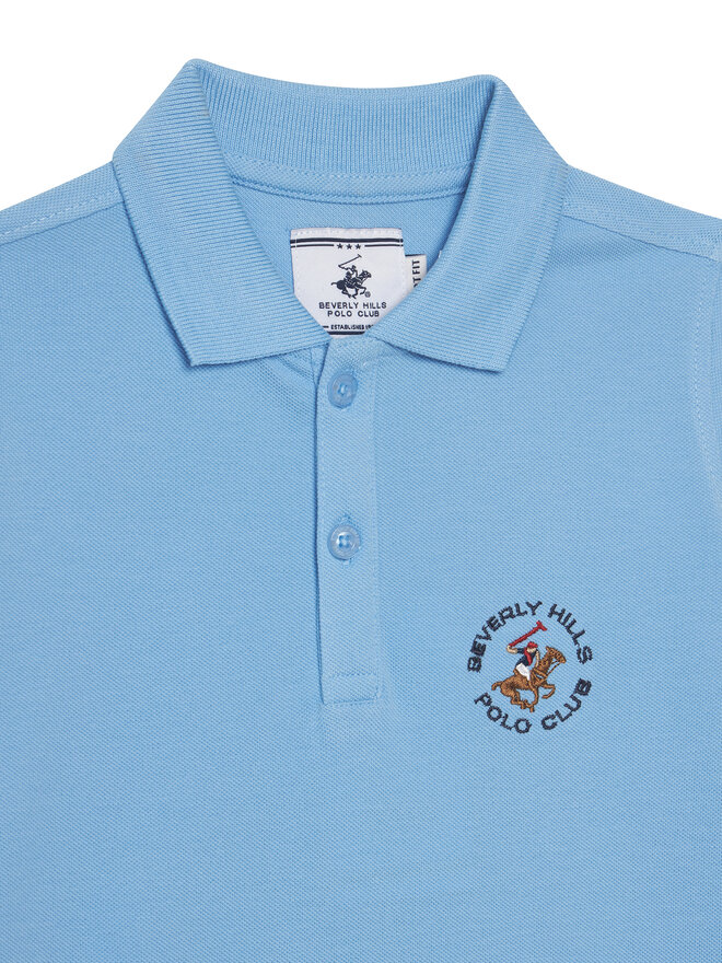 Beverly Hills Polo Club Beverly Hills Polo Club Поло P-SS26B-P42560 Голубий Regular Fit