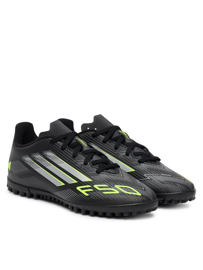 adidas Futbola apavi adidas F50 Club Turf Boots Kids JI0038 Melns