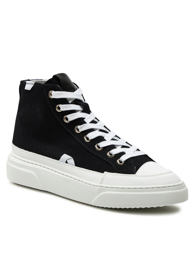 Inuikii Снікерcи Inuikii Canvas Lex High 50103-991 Чорний