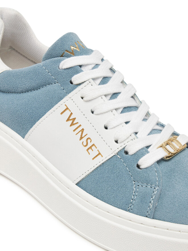 TWINSET Sneakersy TWINSET 251GCJ01C Modrá